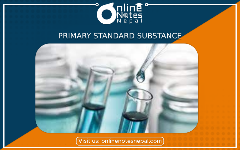Primary Standard Substance Photo